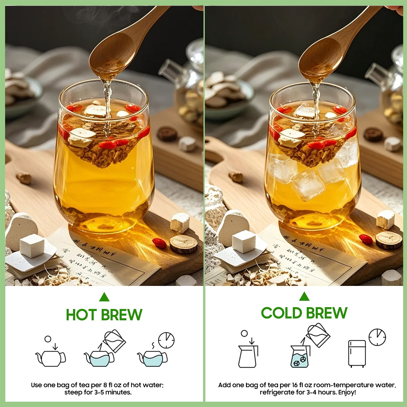 Five Treasures Tea — Natural Energy & Vitality