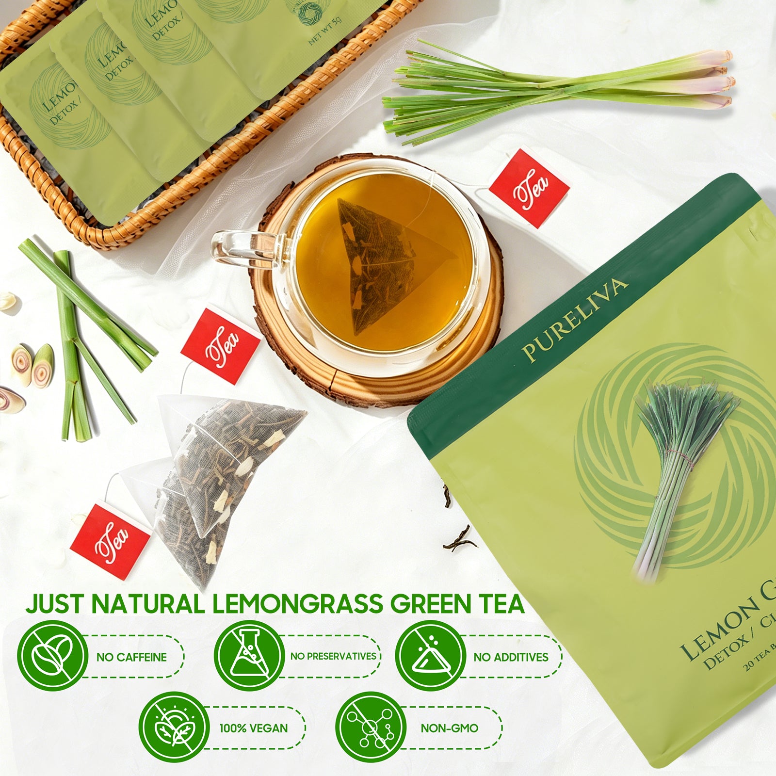 Lemon Grass Tea — Detox, Cleanse & Digest